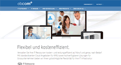 Desktop Screenshot of ebcom.ch